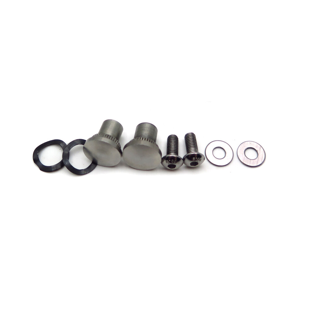 Chrome Detachable Latch Kit Nut/Bolt/Stud with Bolt Washers for Harley Davidson