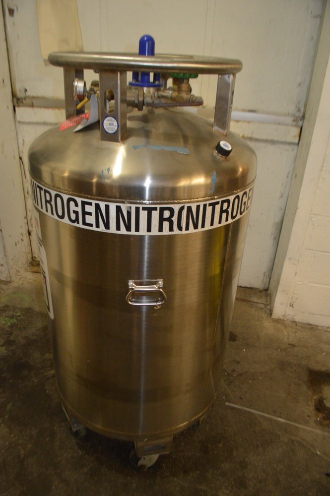 Chart Dura-Cyl 230 MP Liter Liquid Nitrogen (LN2) Supply Tank Round Caster Base
