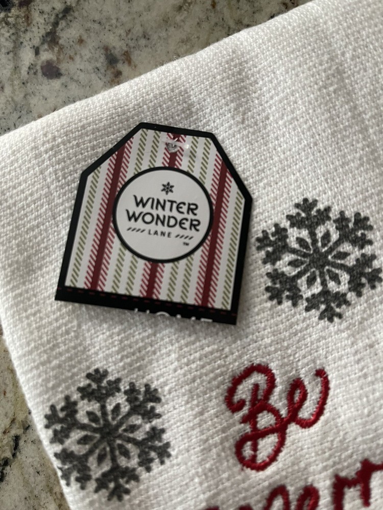 Snowman Kitchen Towel 2 Pk Set NEW. 🎄☃️