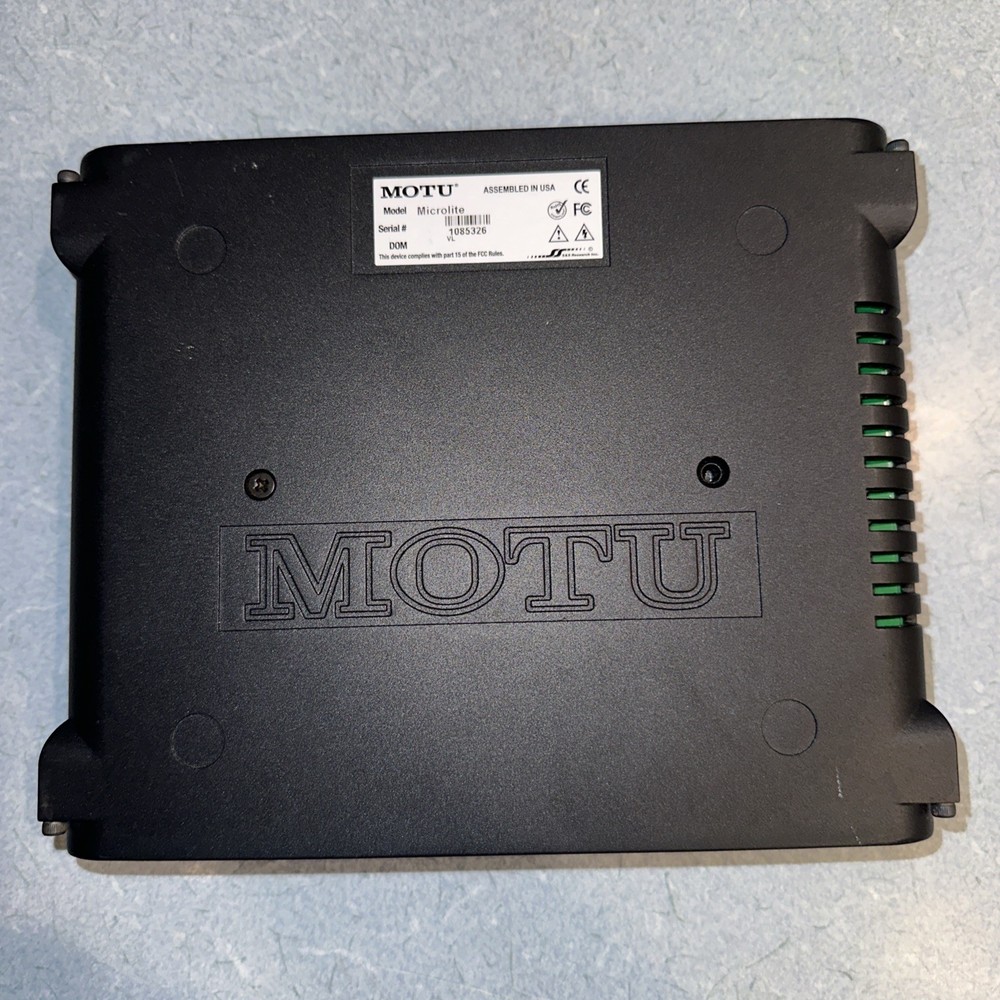 MOTU MicroLite 5x5 USB Bus-Powered MIDI Interface READ DESCRIPTION!!!