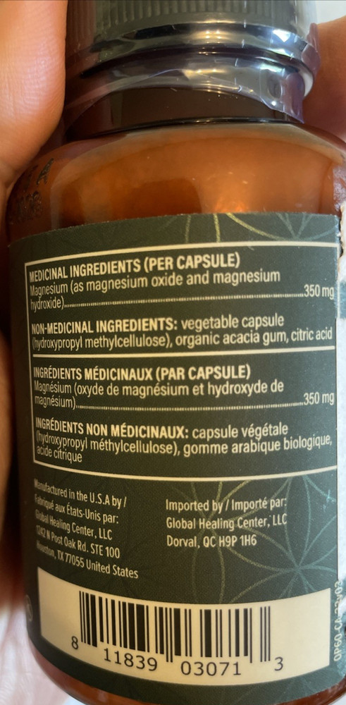 Oxy-Powder Oxygen Based Magnesium Compound Cleanse Constipation Bloat 60ct 2028