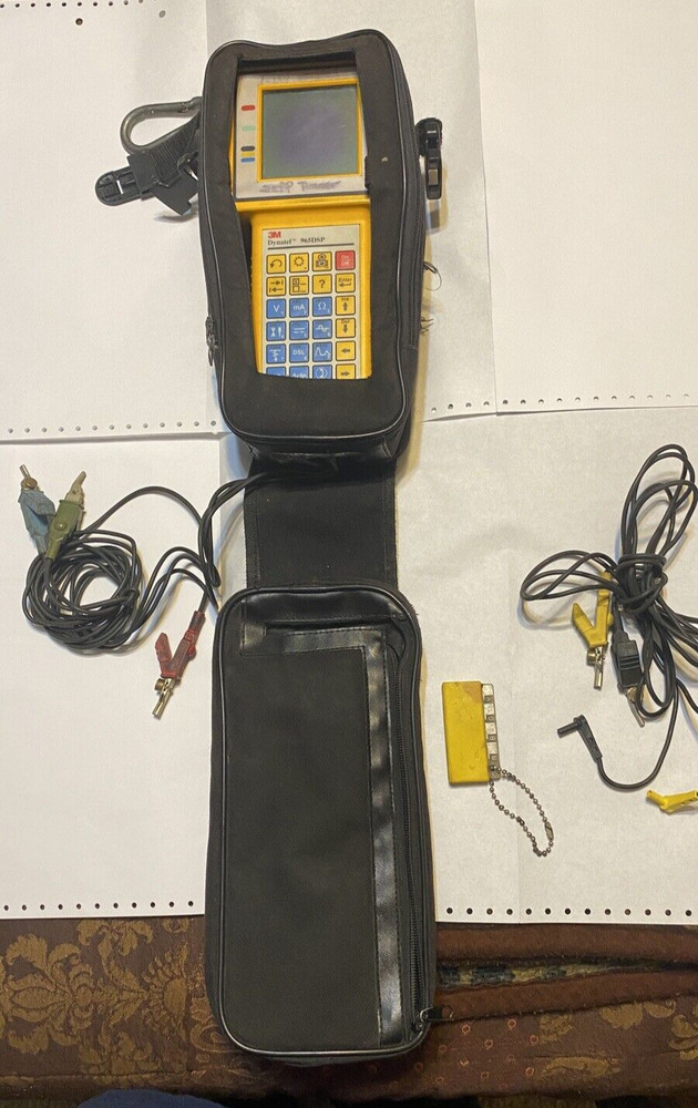 3M Dynatel 965DSP Loop Analyzer with Case & Wires Leads & Manual - Tested