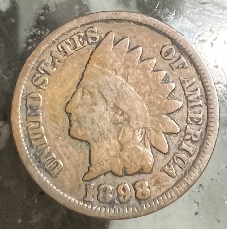 1898 INDIAN HEAD CENT G+