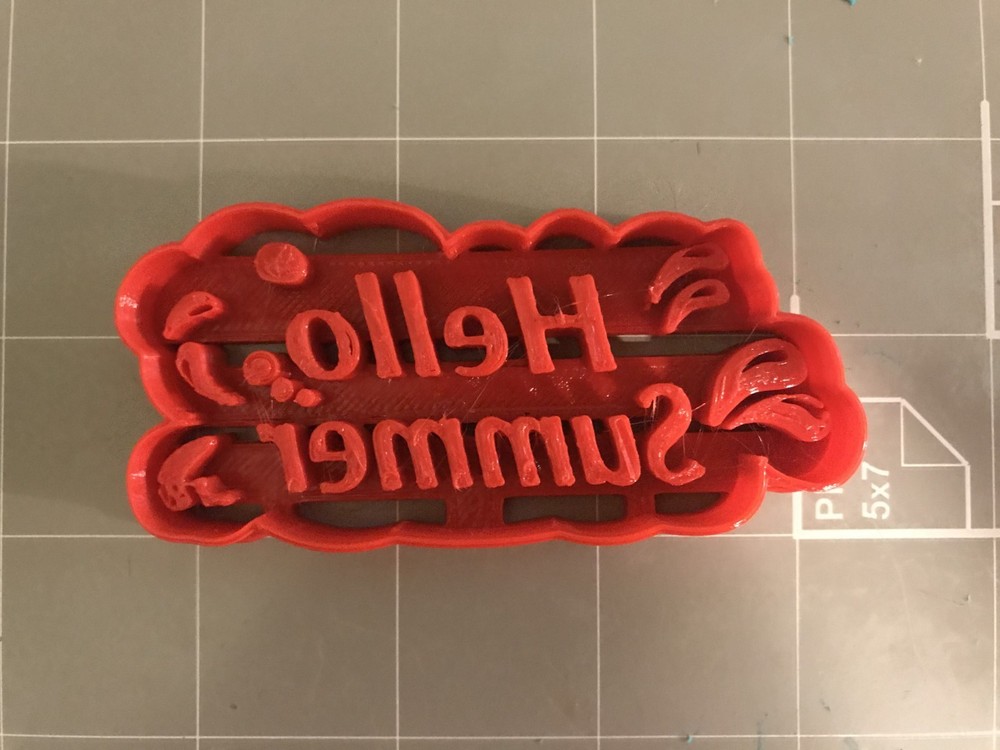 Hello Summer Cookie Cutter