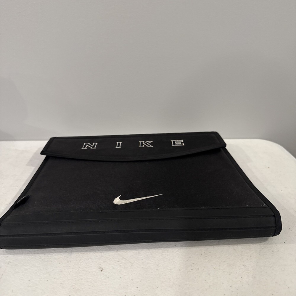 Vintage 1995 Nike Mead School Folder Trapper Keeper Black With Folder Insert