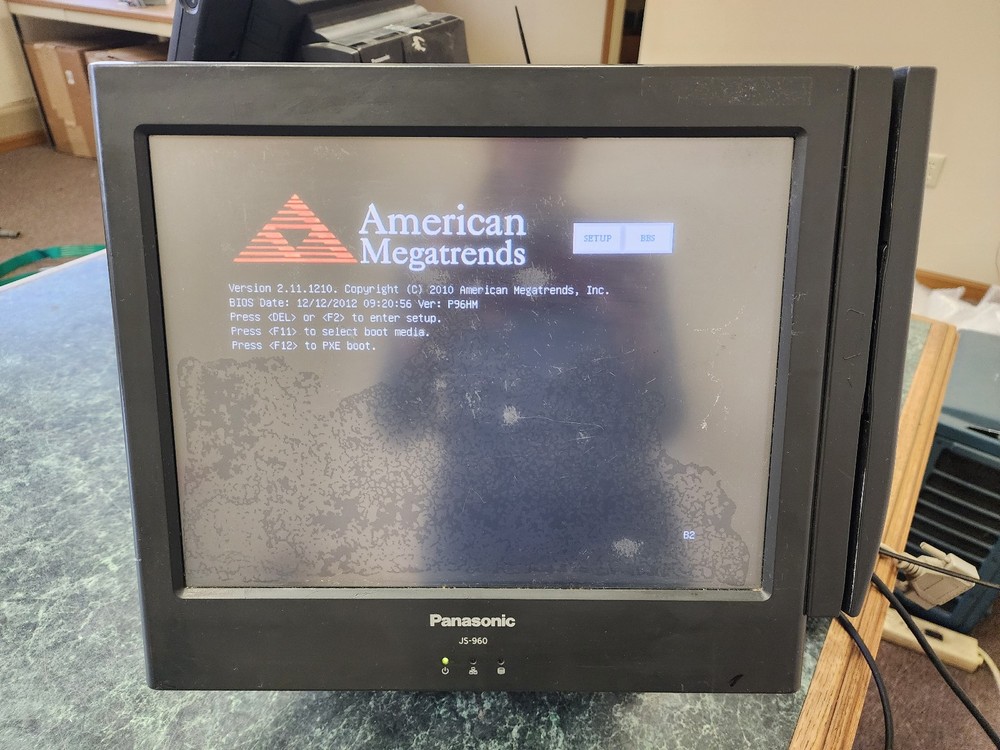 Panasonic JS-960 POS 15" Workstation Model JS-960WP w/ Card Reader