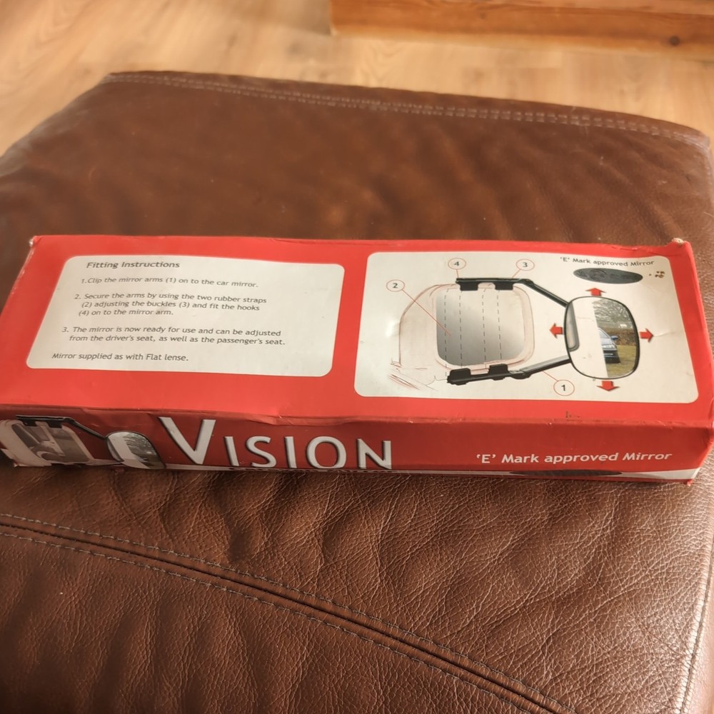 Vision Caravan Mirror E Mark Approved 1x Box 1x Mirror Used