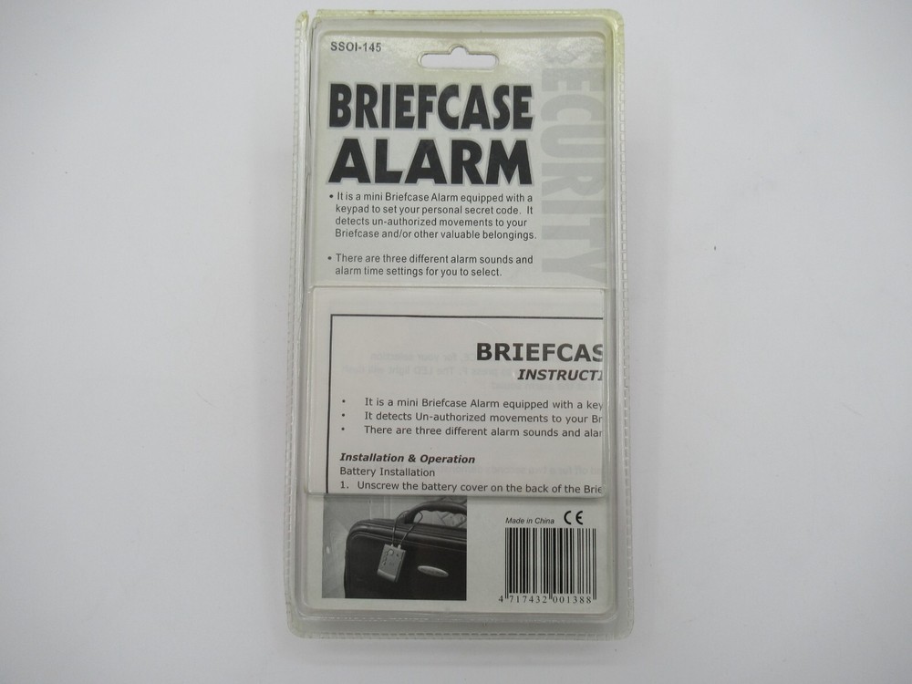 Security Spy Direct Briefcase Alarm New "Look"