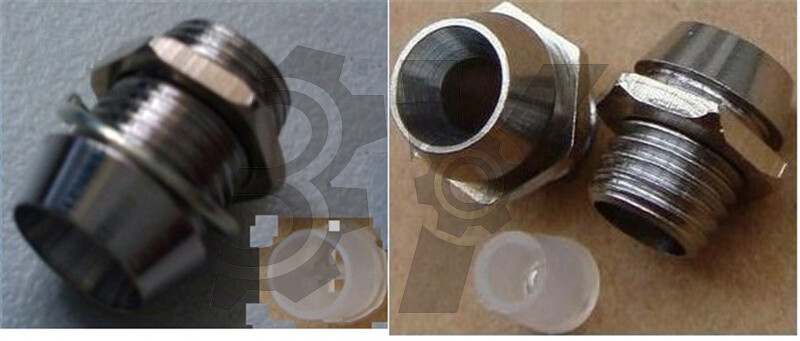 50pcs Chrome Metal 5mm LED Bezel Holder Panel Display