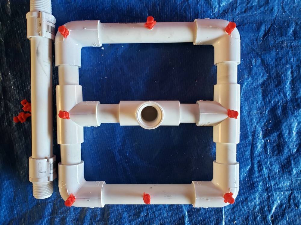 Clone Machine Bucket Manifold Inverted Hydroponic w/ Riser EZ 360 Jets Sprayer