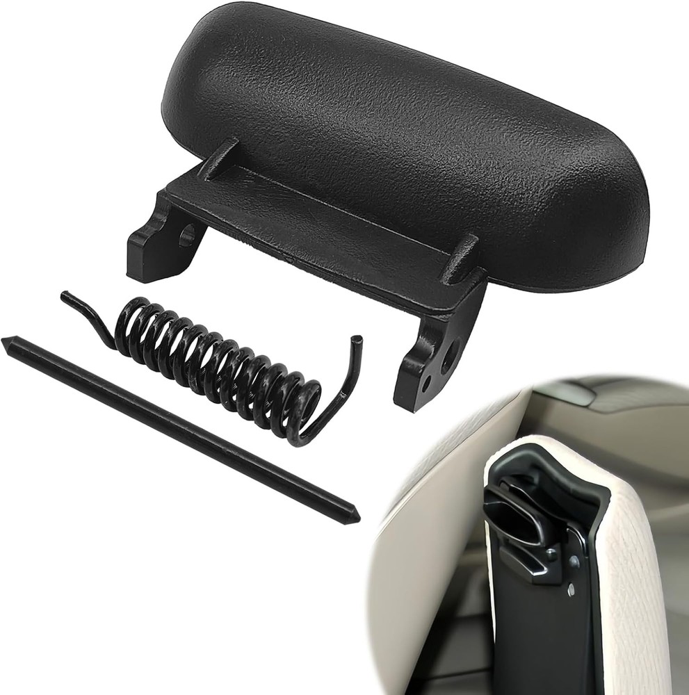 Black Plastic Center Console Latch,Armrest Cover Lid LatchReplacement,Armrest Co