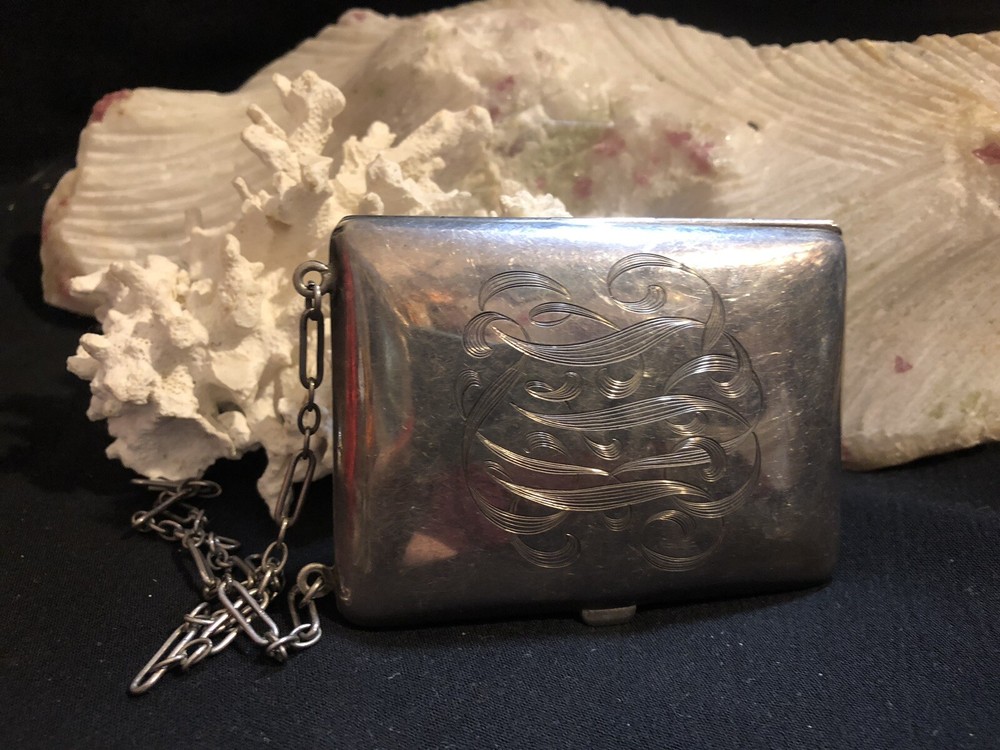 Antique Sterling Silver Lady Case