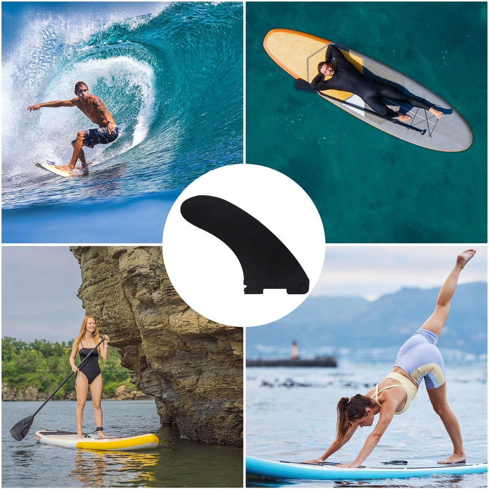 Paddleboard Fin Replacement - Quick Install, Enhanced Nylon Fiberglass, Class...