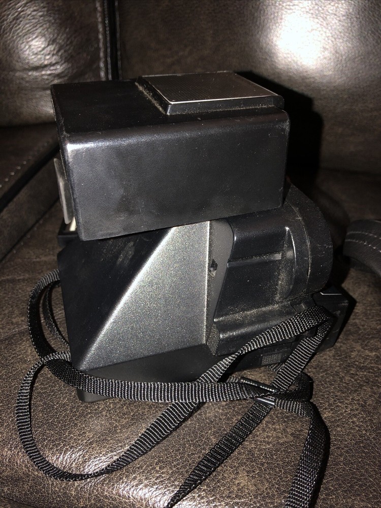 VINTAGE POLAROID SONAR ONE STEP INSTANT LAND CAMERA-ITT Magicflash-Case-No Test