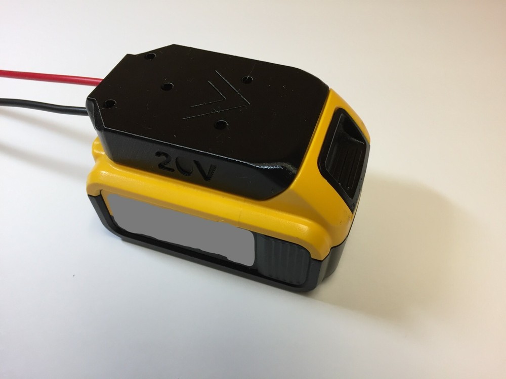 DeWALT 20V Max compatible battery adapter power connector