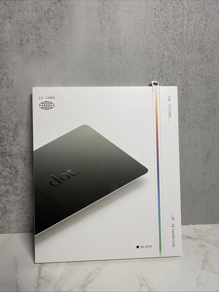 NEW Dot. Networking Card. Black