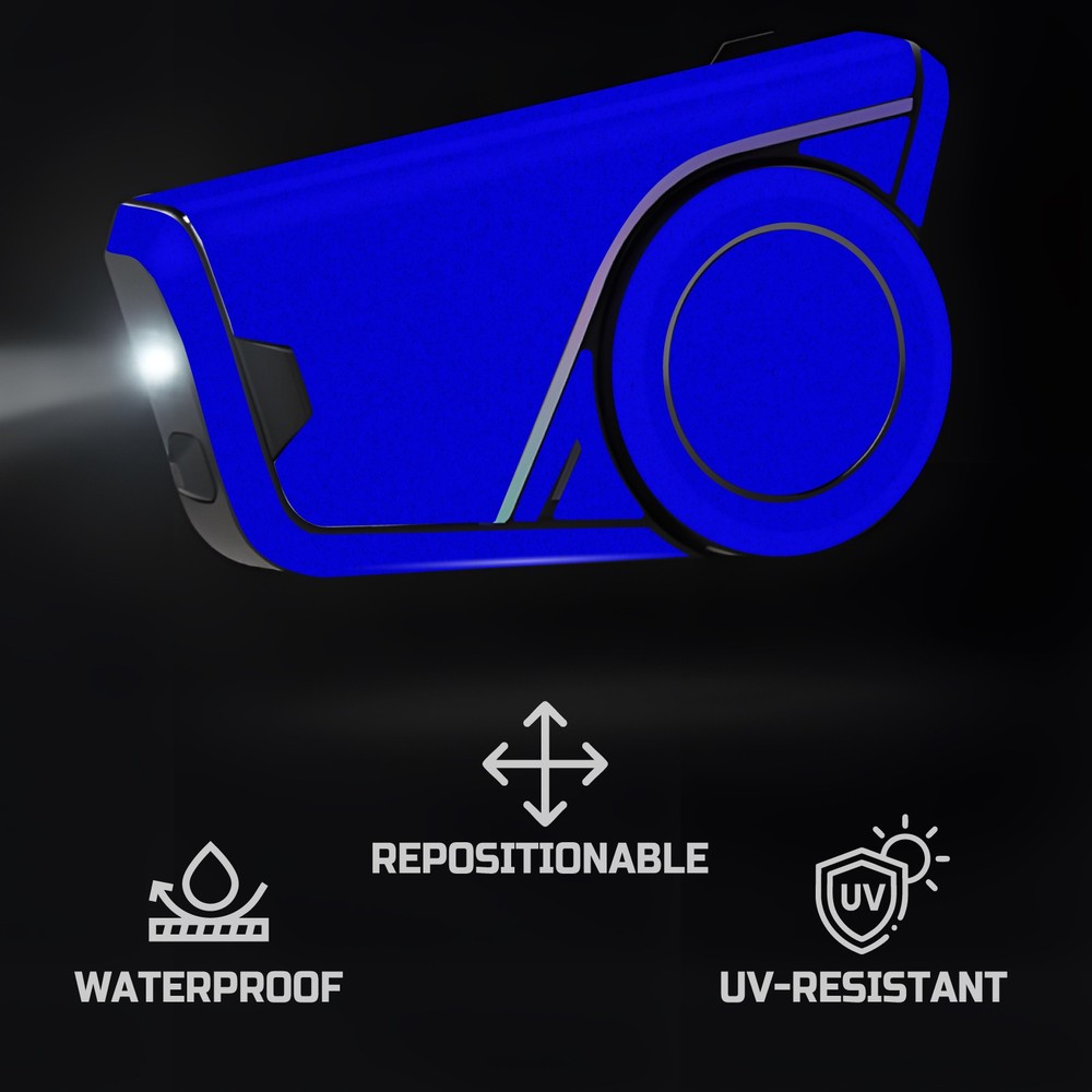 For Sena 60S Bluetooth Device Protective Wrap Sticker x1 Matte Blue