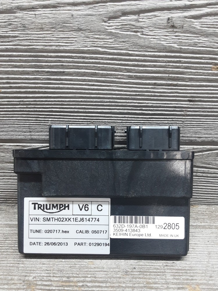 2015 Triumph Trophy SE ECU Computer Controller Unit Black Box 1290194