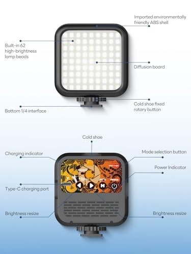 Smartphone Vlogging Kit for iPhone 16/15/14 Mini/Pro/Max, Android Smartphone