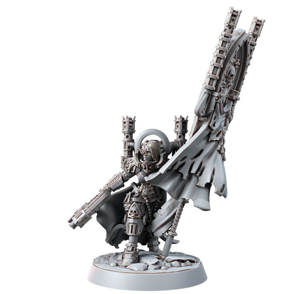 EMPEROR SISTER WITH STANDARD