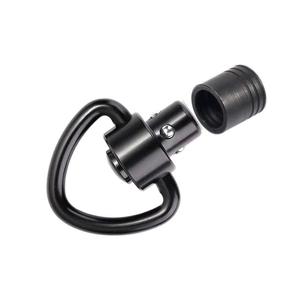2Pcs Push Button QD Quick Detach/Release Heavy Duty Sling Swivel Mount With Base
