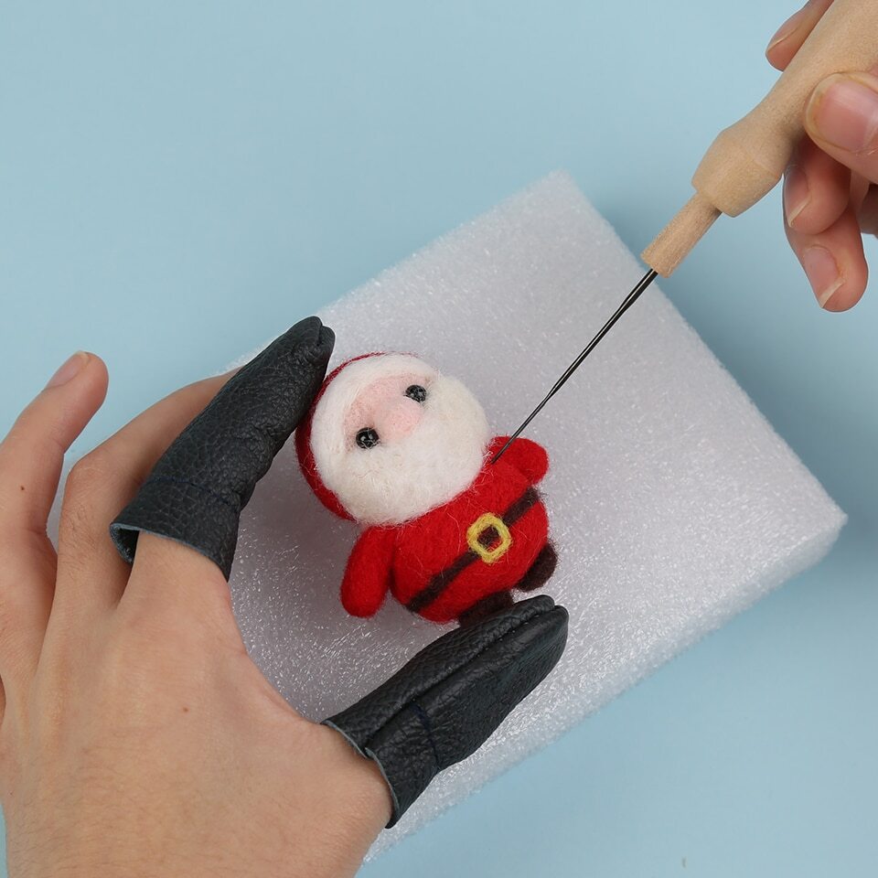 Wooden Handle Wool Felting Needles Tools DIY Craft Sewing Tools Accessories