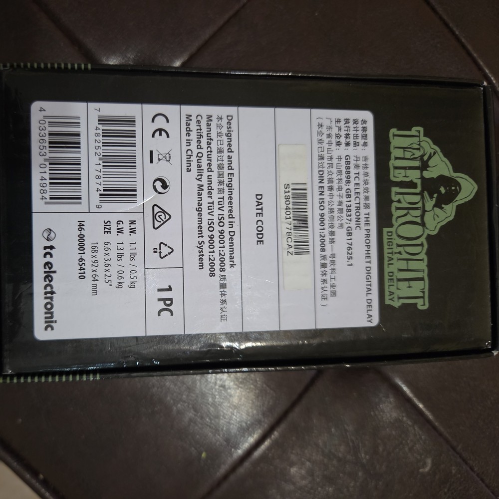 TC Electronic The Prophet Digital Delay Guitar Effects Pedal