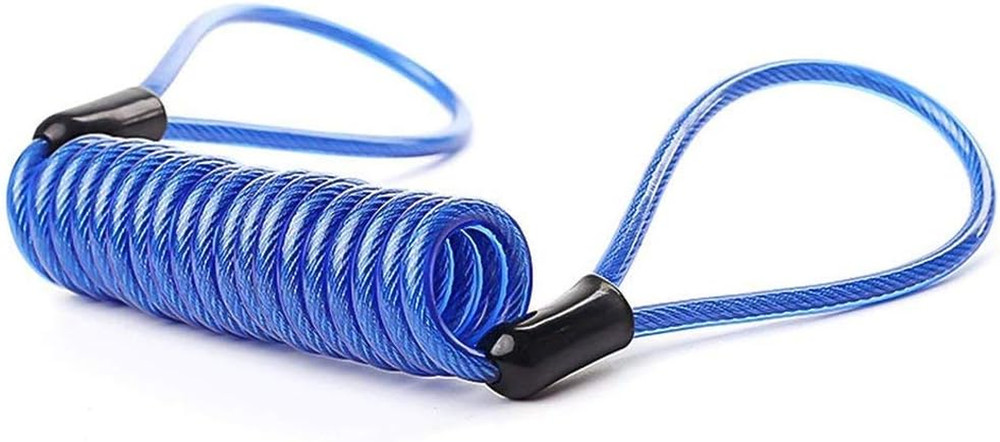 Reminder Cable, [2 Pack] Disc Lock Cable,Security Steel Wire Spring Reminder Rop
