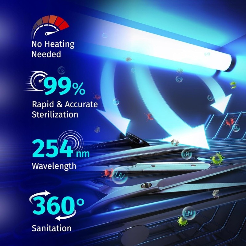 99% UV Sterilizer Box Multi-Purpose Easy Use LED Timer Sterilization Tool