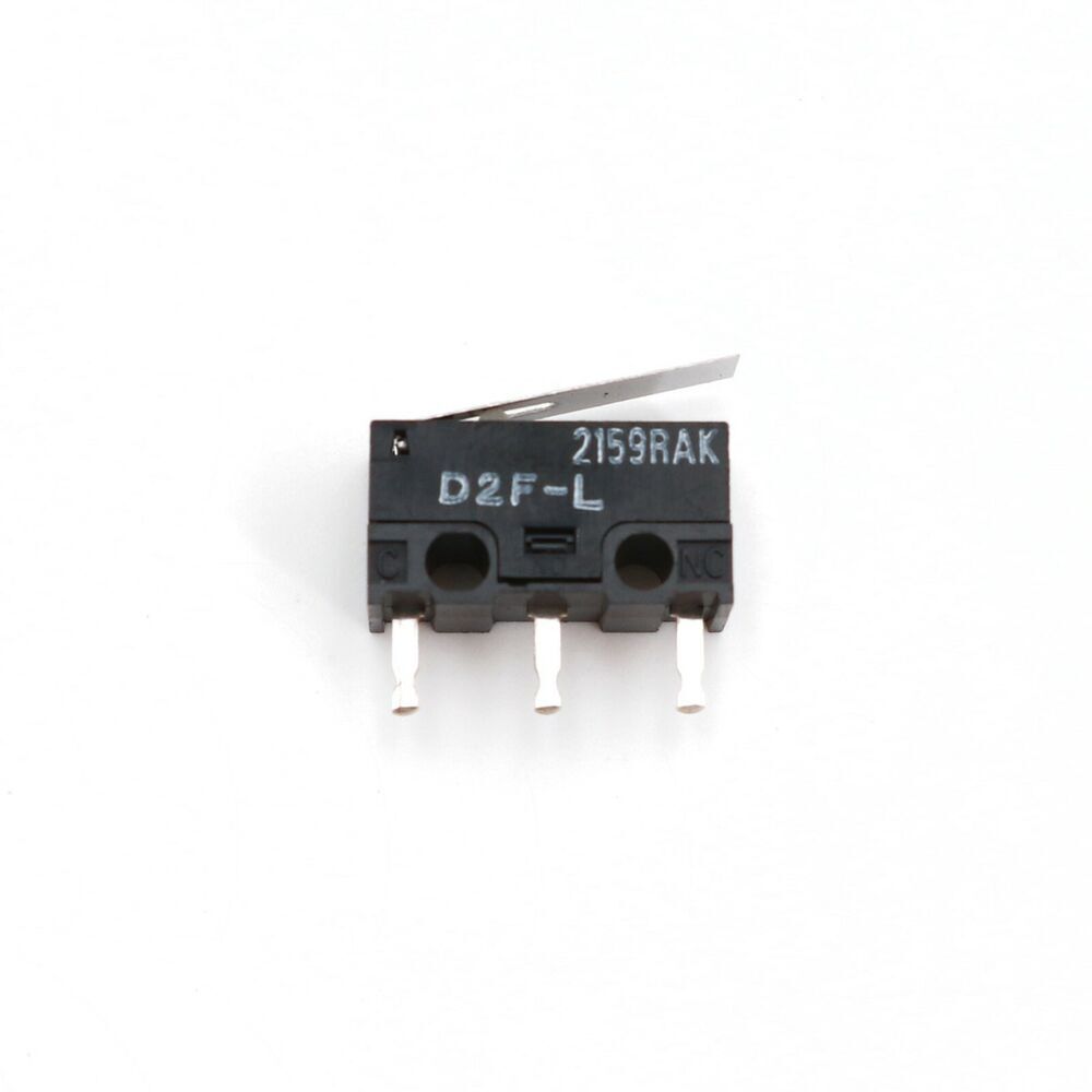 10Pcs OMRON D2F-L Hinge Lever 3-Pin PCB Mount SPDT Micro Basic Limit Switch