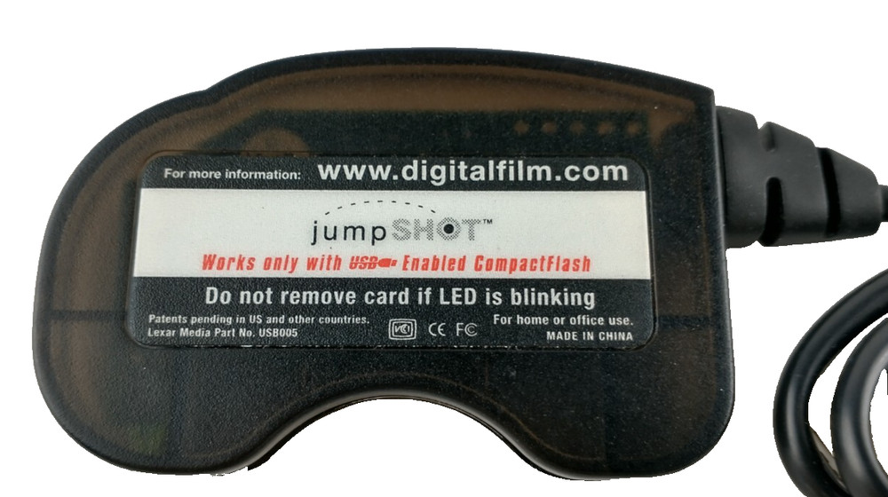📟 Lexar JumpShot USB Compact Flash CF Card Reader Tested Works