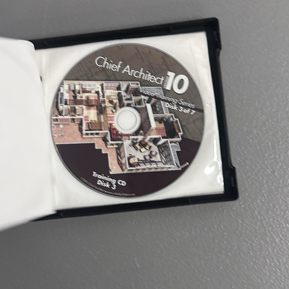 Chief Architect 10 Professional Design Drafting Software Training CD ROM SET