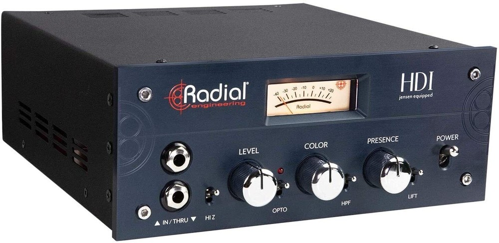 Radial HDI Studio Grade 1-channel Active Instrument Direct Box