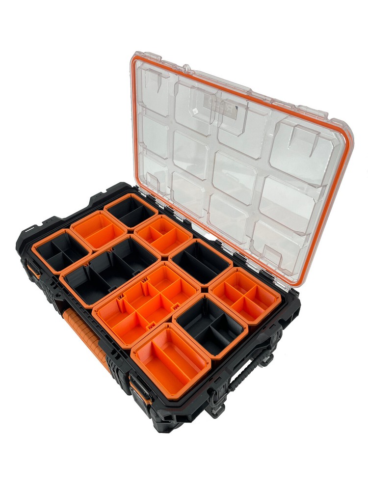 Ridgid Pro Gear Organizer Compatible Large Nesting Insert Bin Cup BPS