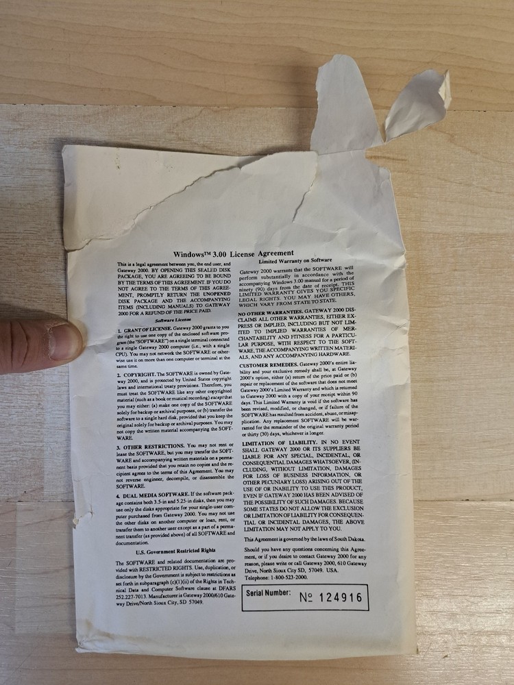 Gateway Windows 3.00 2000 Edition Floppy Disks