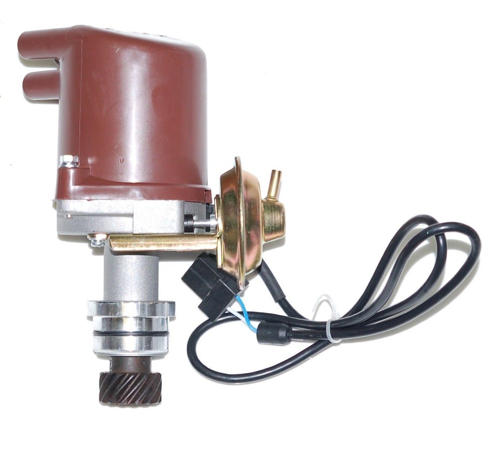 New Fiat 124 Spider Distributor with electronic ignition coil module & HT Leads