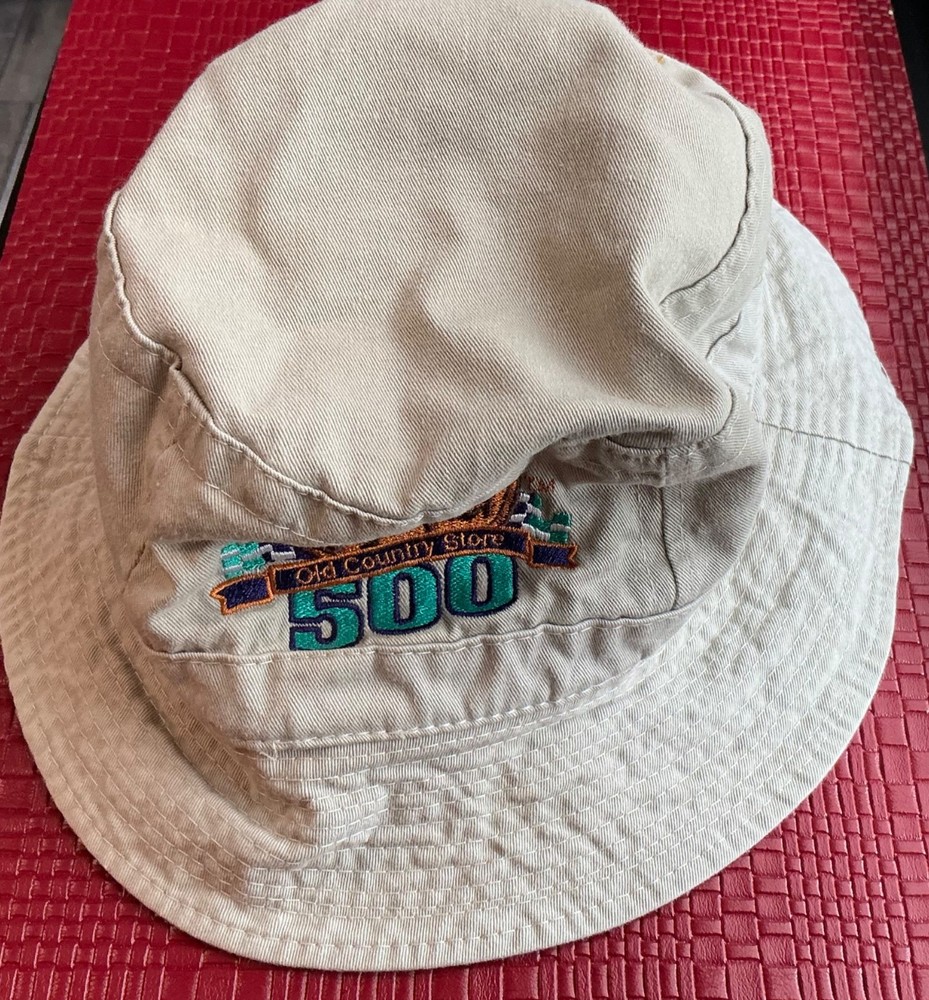 Cracker Barrel 500 NASCAR Bucket Hat - Size Small-Medium - Khaki