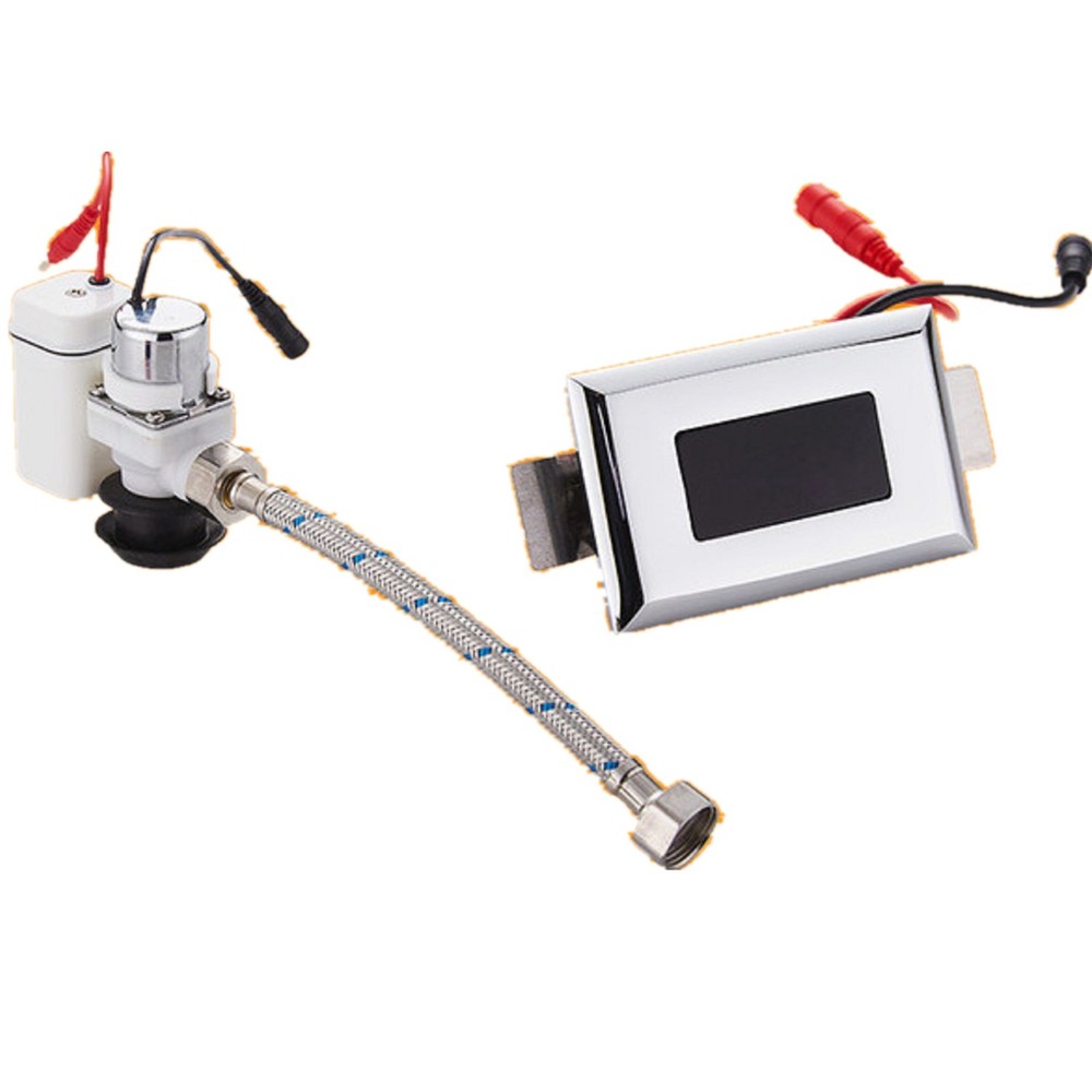 Automatic Ceramic integrated standing Urinals Sensor Flusher Flush Valve