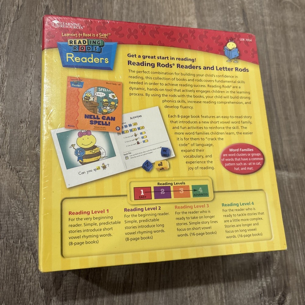 * Learning Resources Reading Rods Simple Sentences + Sentence Building Kits *