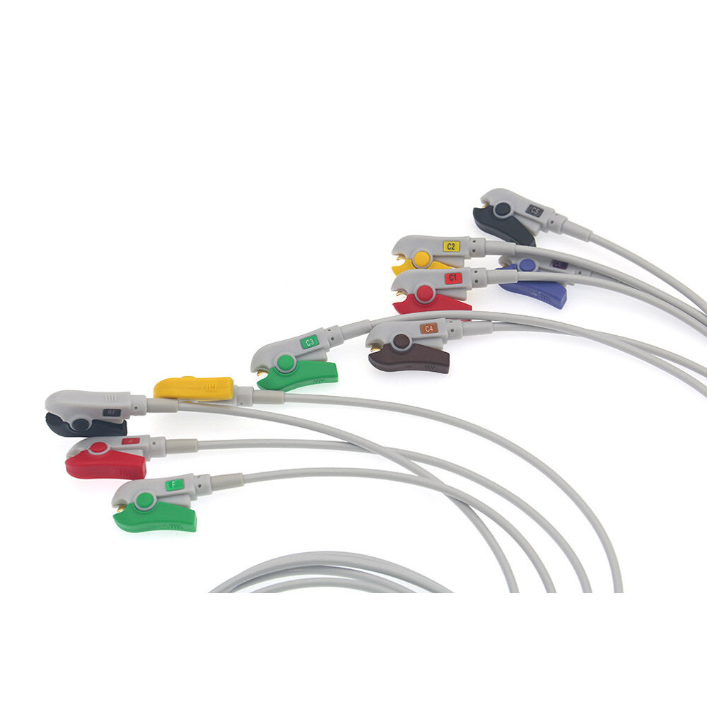 ECG Cable For Nihon Kohden , 10 LEADS , NEW