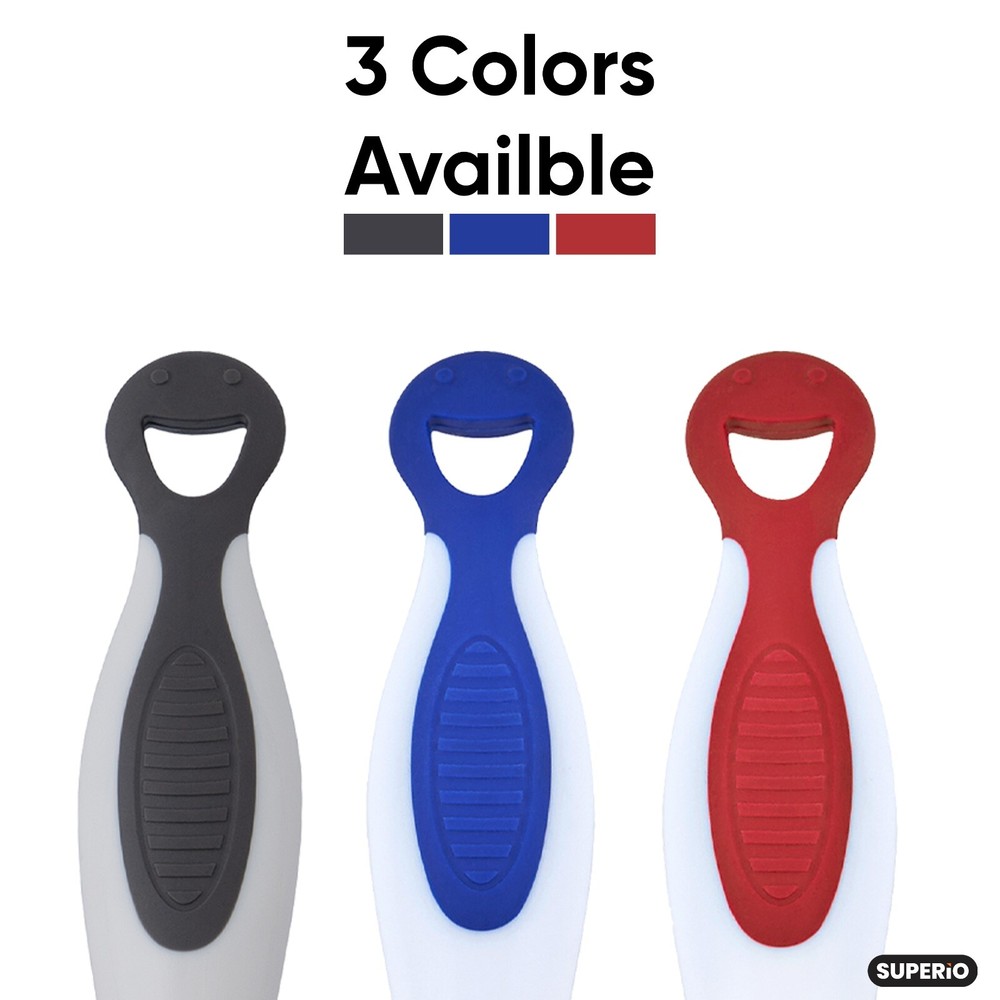 Superio 10" Window Rubber Squeegee with Hanging Loop, 2 pack Red and Grey