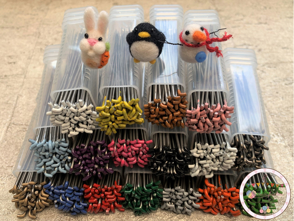 Heidifeathers® Felting Needles Sets 1 - 100,Triangular, Star, Twisted, Reverse..