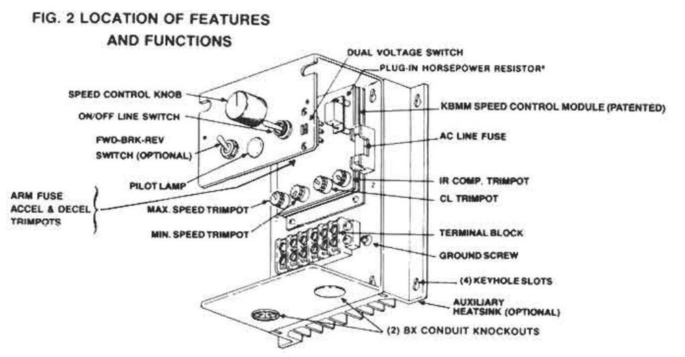 KB Electronics KBMD-240D DC motor control 9370