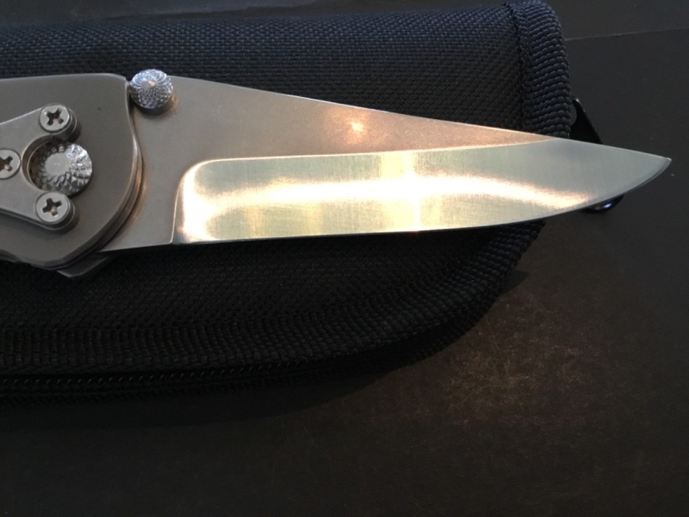 Custom Allen Elishewitz Ghost Flipper Folder Folding Knife