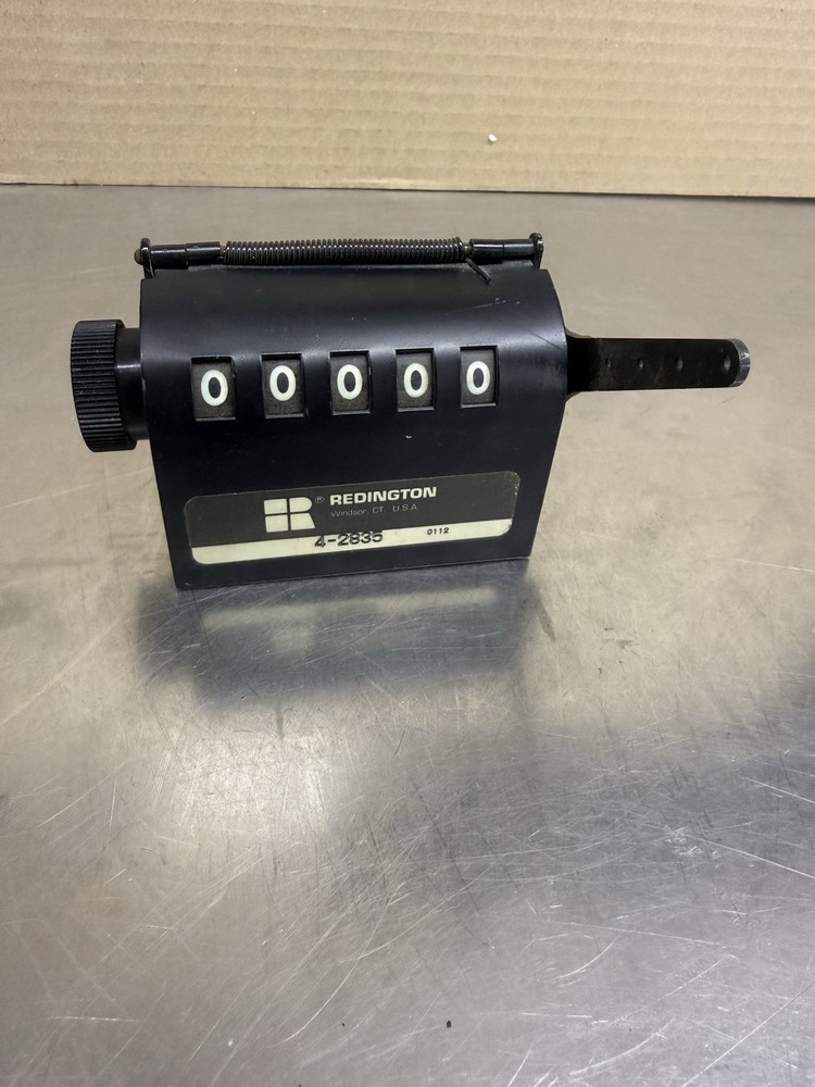 Reddington 4-2835 Mechanical Counter Readout 5 Digit Good Working Condition