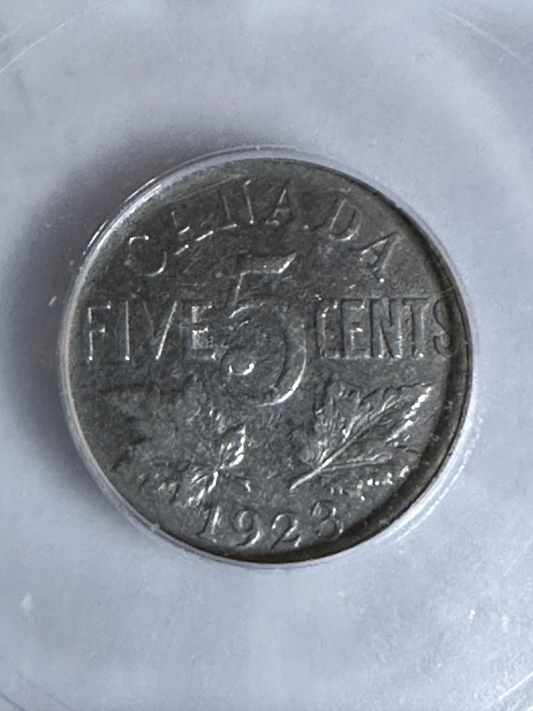 1923 5c Canada (George V), ICG VF35