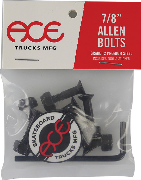 ACE 7/8" ALLEN HARDWARE SET BLACK