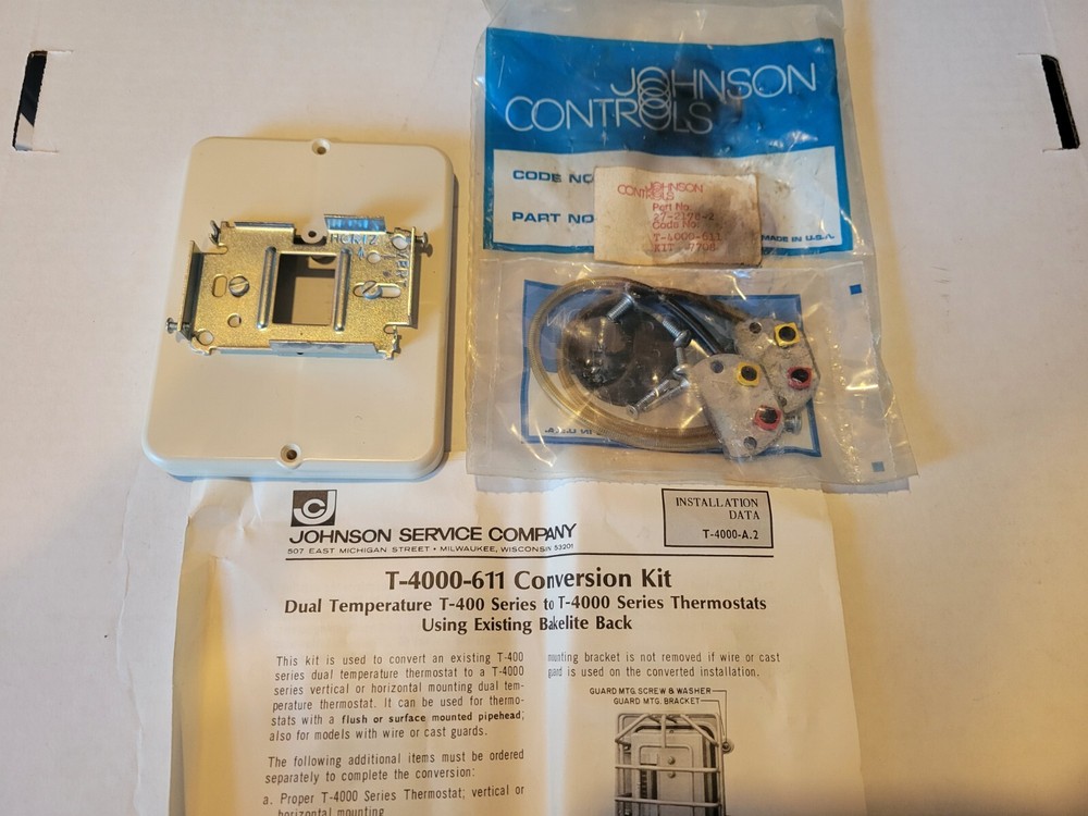 Johnson Controls T-4000-611 Conversion Kit, 27-2178-2