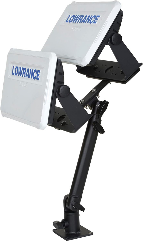 Double Face Marine Electronic Mount, Fish Finder Bracket, Anodized Aluminum 350