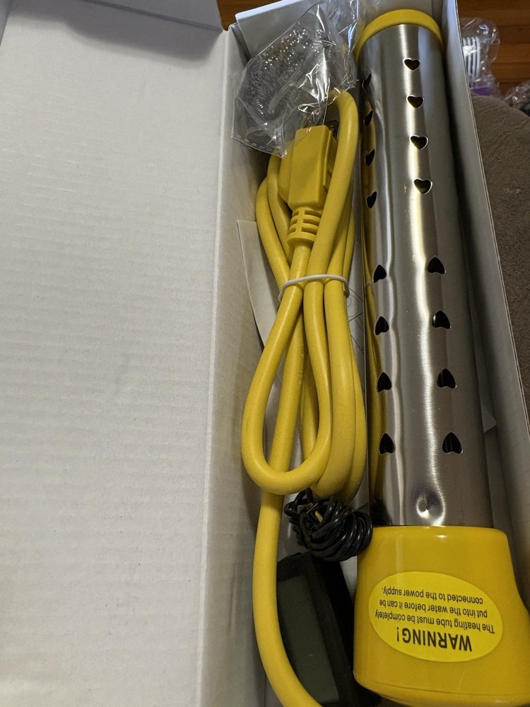 1500W Immersion Water Heater Fast Heating | Digital LCD Thermometer for Bath